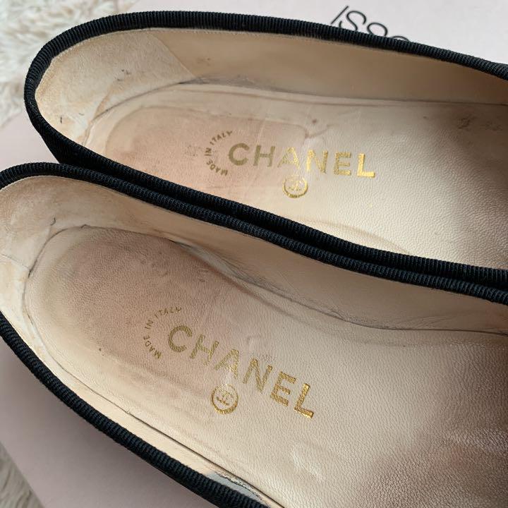 バレエシュ シャネル バレエシューズ 39 H2GXv-m85164206235 CHANEL プリント