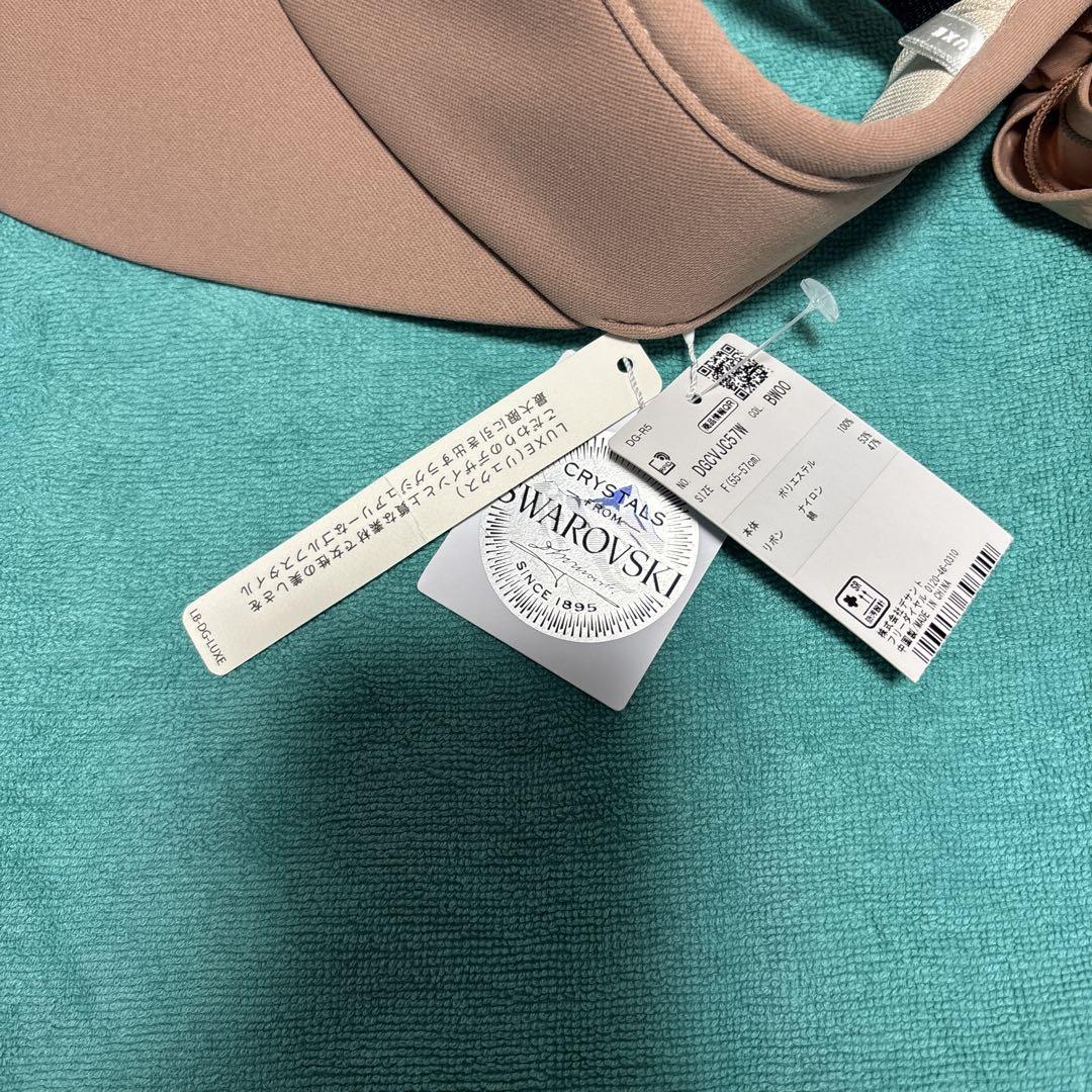 Descente ノースリーブワンピース、バイザーセット