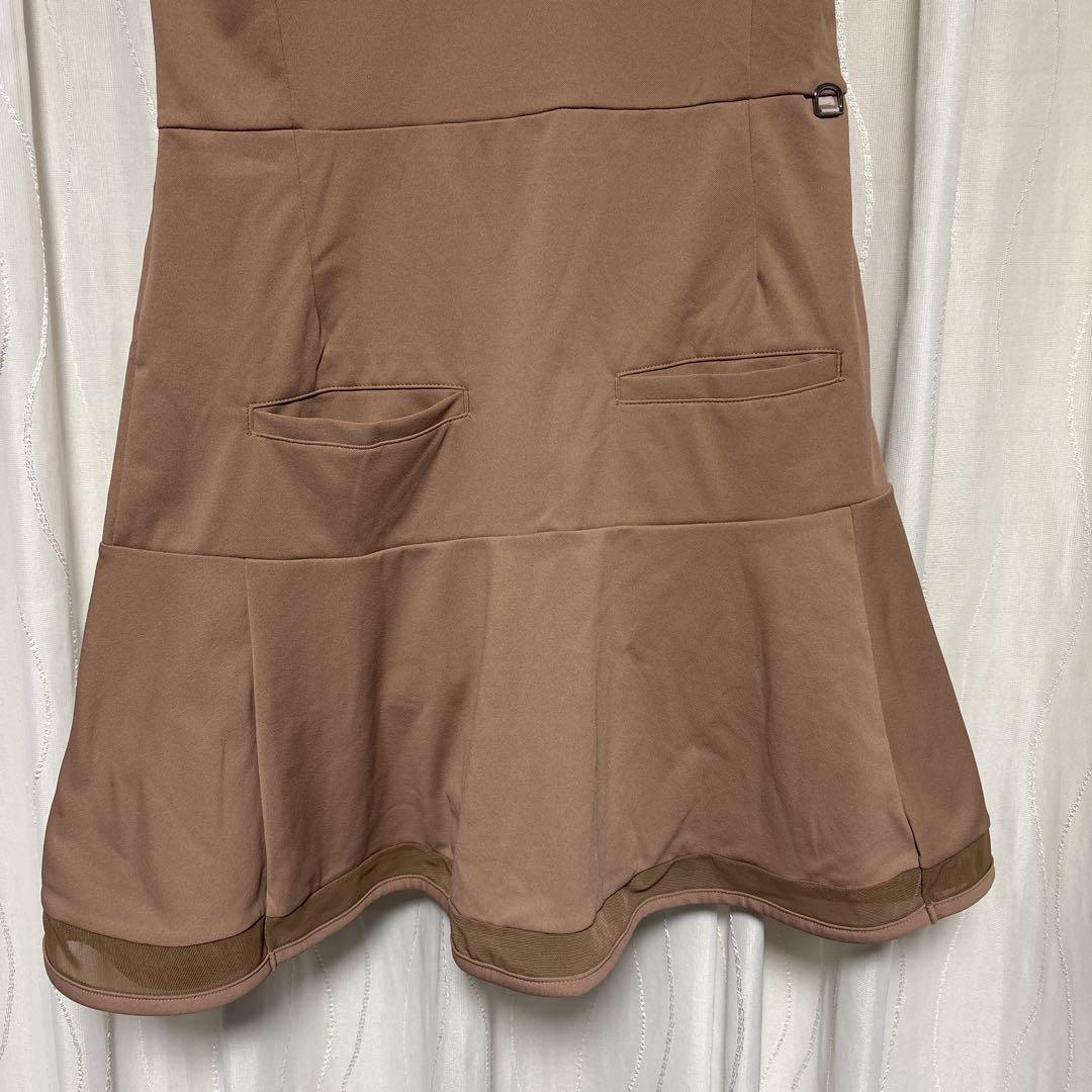 Descente ノースリーブワンピース、バイザーセット