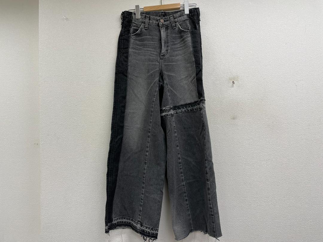 ラングラーWRANGLERパッチワークデザインデニムパンツA24599 ラングラーWRANGLERパッチワークデザインデニムパンツA24599