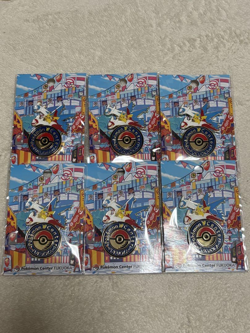 ポケモンセンター福岡限定ロゴピンズ ピンバッジ ラティアス 6個セット