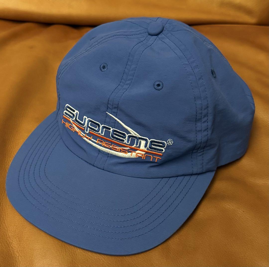 試着のみ シュプリーム Resistant 6-Panel キャップ ブルー
