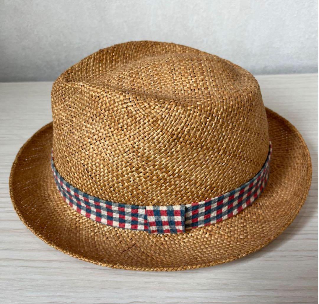 麦わら帽子 ベージュ ストローハットwicagrocery 麦わら帽子 ボーラーハット 帽子 ストローハット レディース