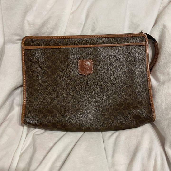 CELINE セリーヌ クラッチバッグ ハンドバッグ ブラック｜中古