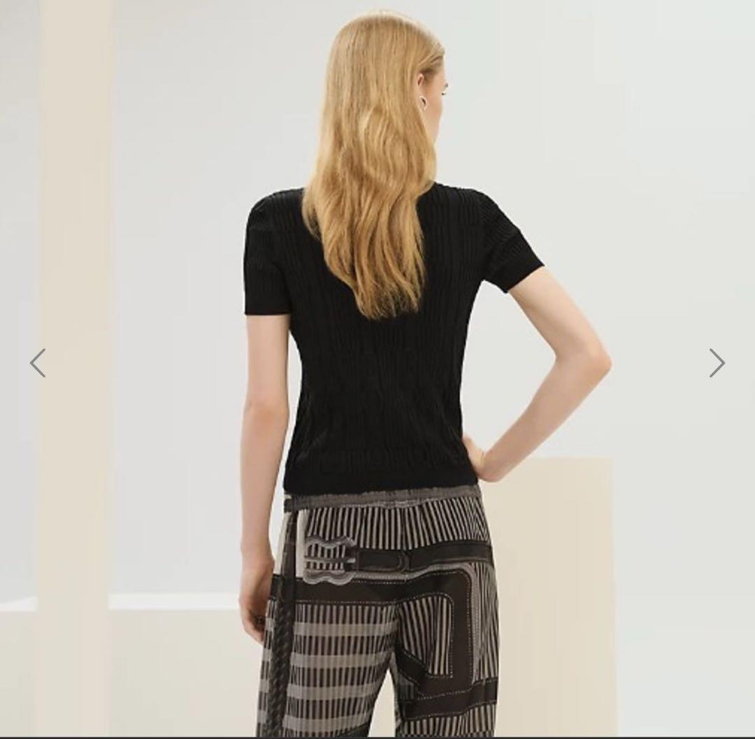 HERMES - 美品 エルメス HERMES ニット セーター 18SS ショート