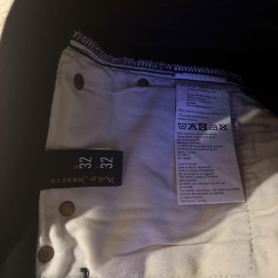 ※2024年価格 【美品】Nudie Jeansブラックデニム(オーガニック)