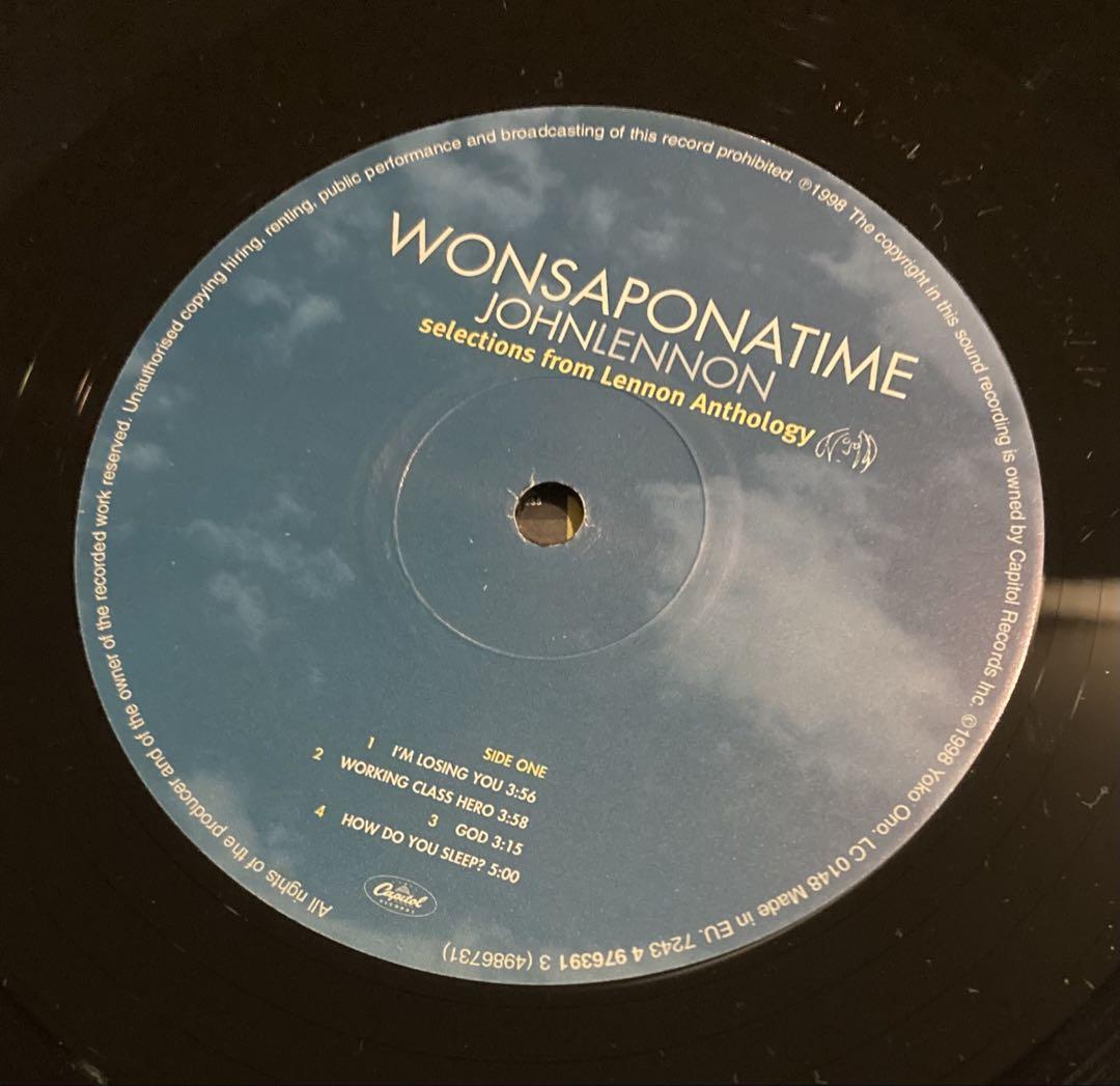 ■USオリジナル盤■JOHN LENNON■ジョンレノン■Wonsaponati