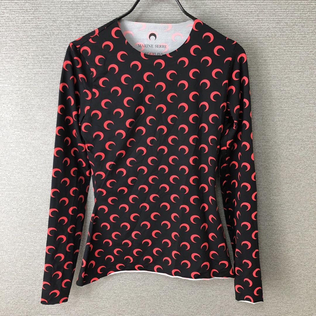 MARINE SERRE SECOND SKIN MOON TOP M RED