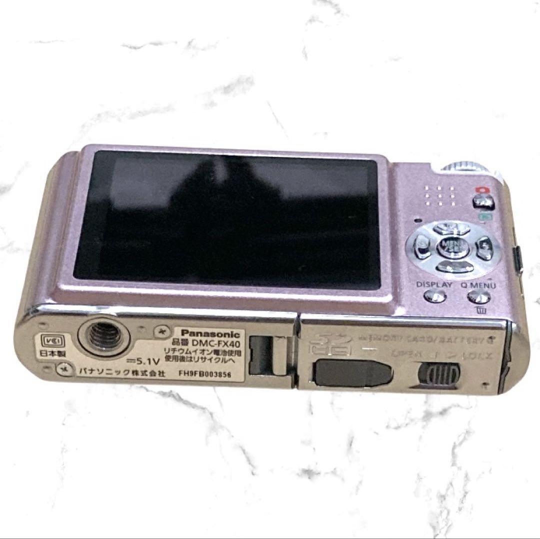 【美品！】Panasonic LUMIX DMC-FX40 ピンク 【動作品】 Amazon | パナソニック デジタルカメラ LUMIX (ルミックス) FX40