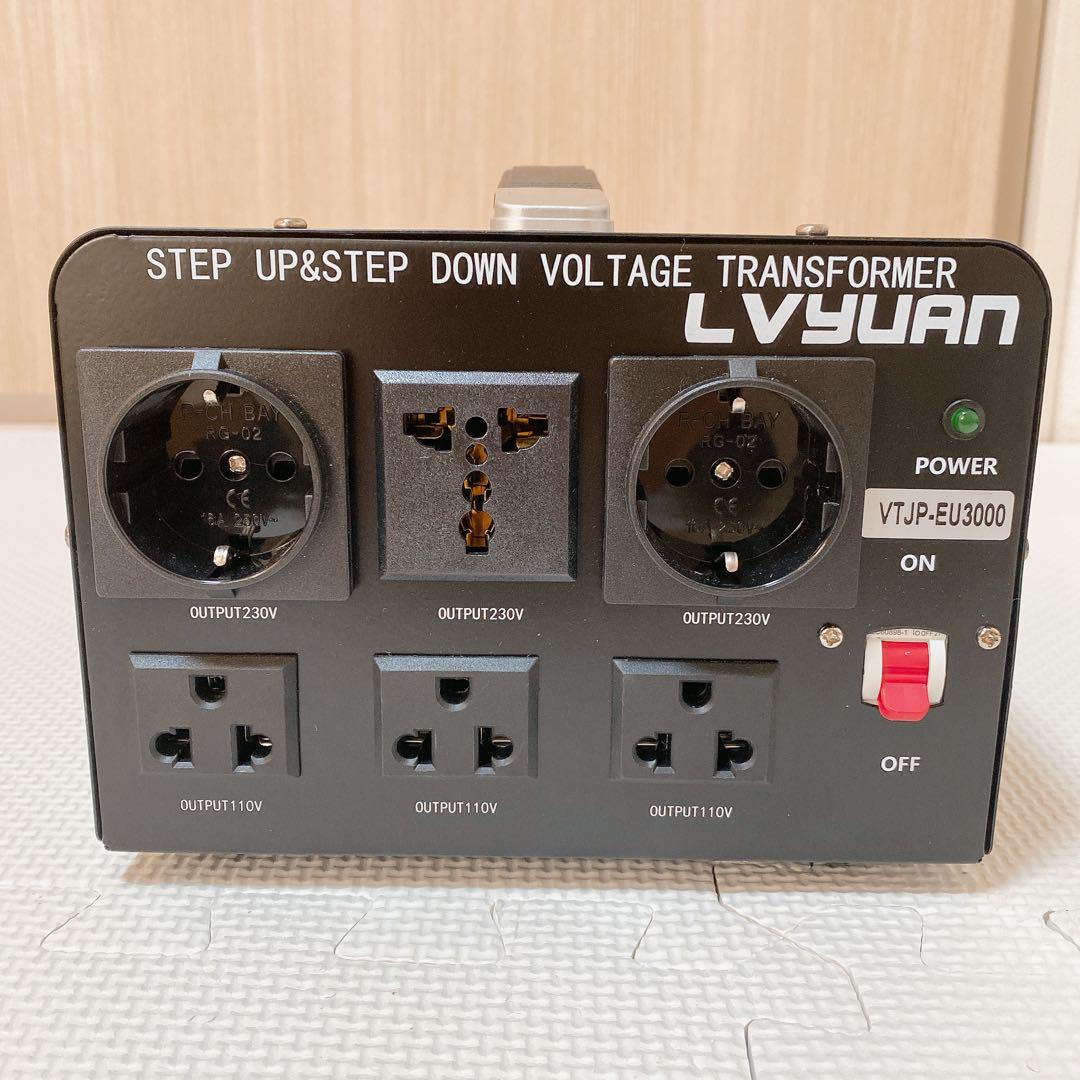 LVYUAN 海外国内両用型変圧器 アップトランス ダウントランス 兼用 変圧器
