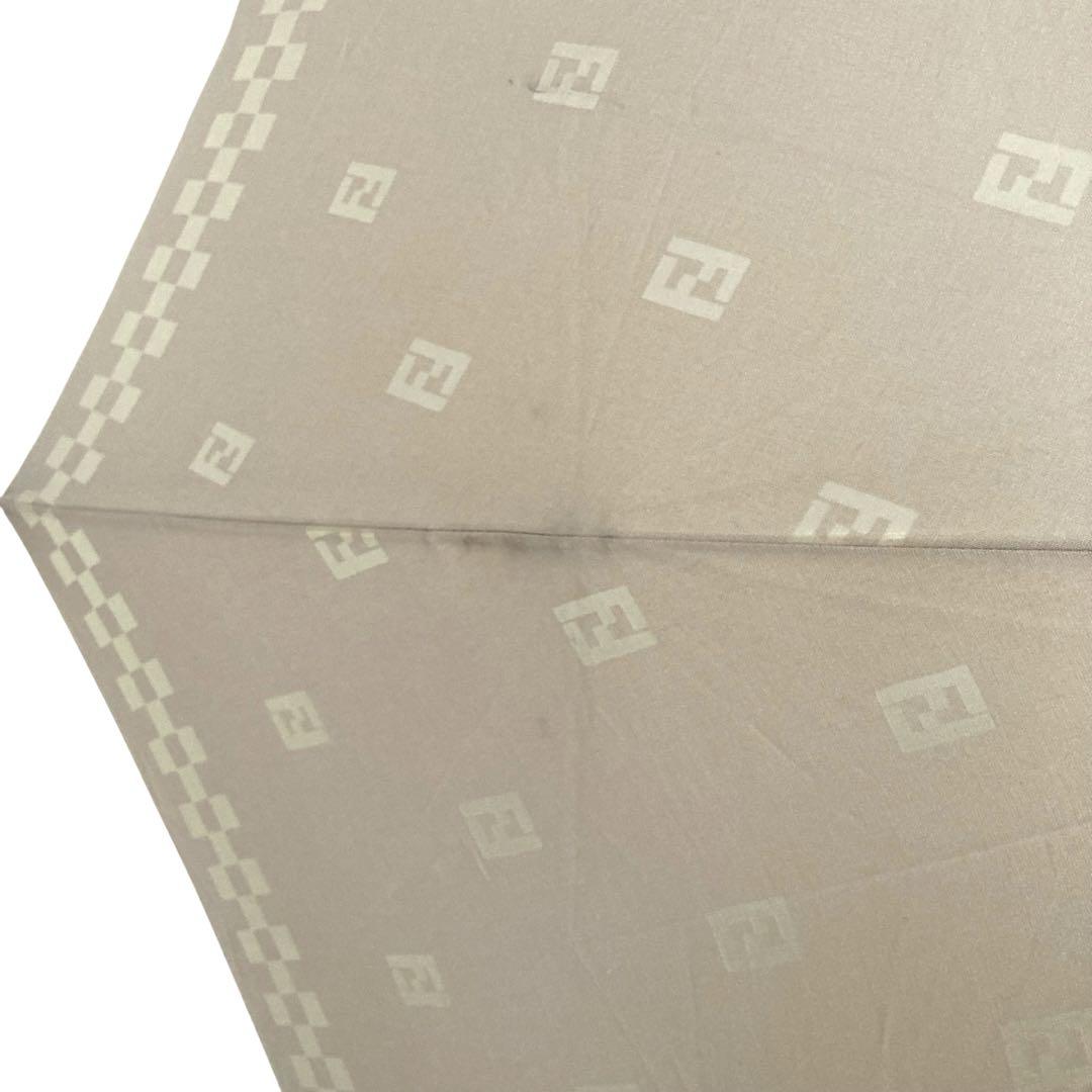 FENDI✨フェンディ 折り畳み傘 晴雨兼用 ズッカ 総柄 ベージュ