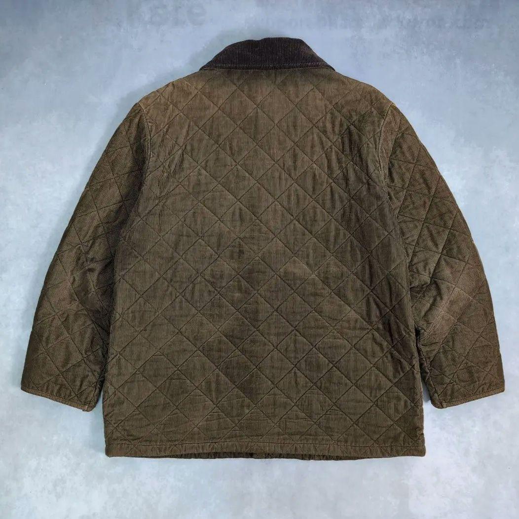 バブアー キルティングジャケット タータンチェック裏地 L 687