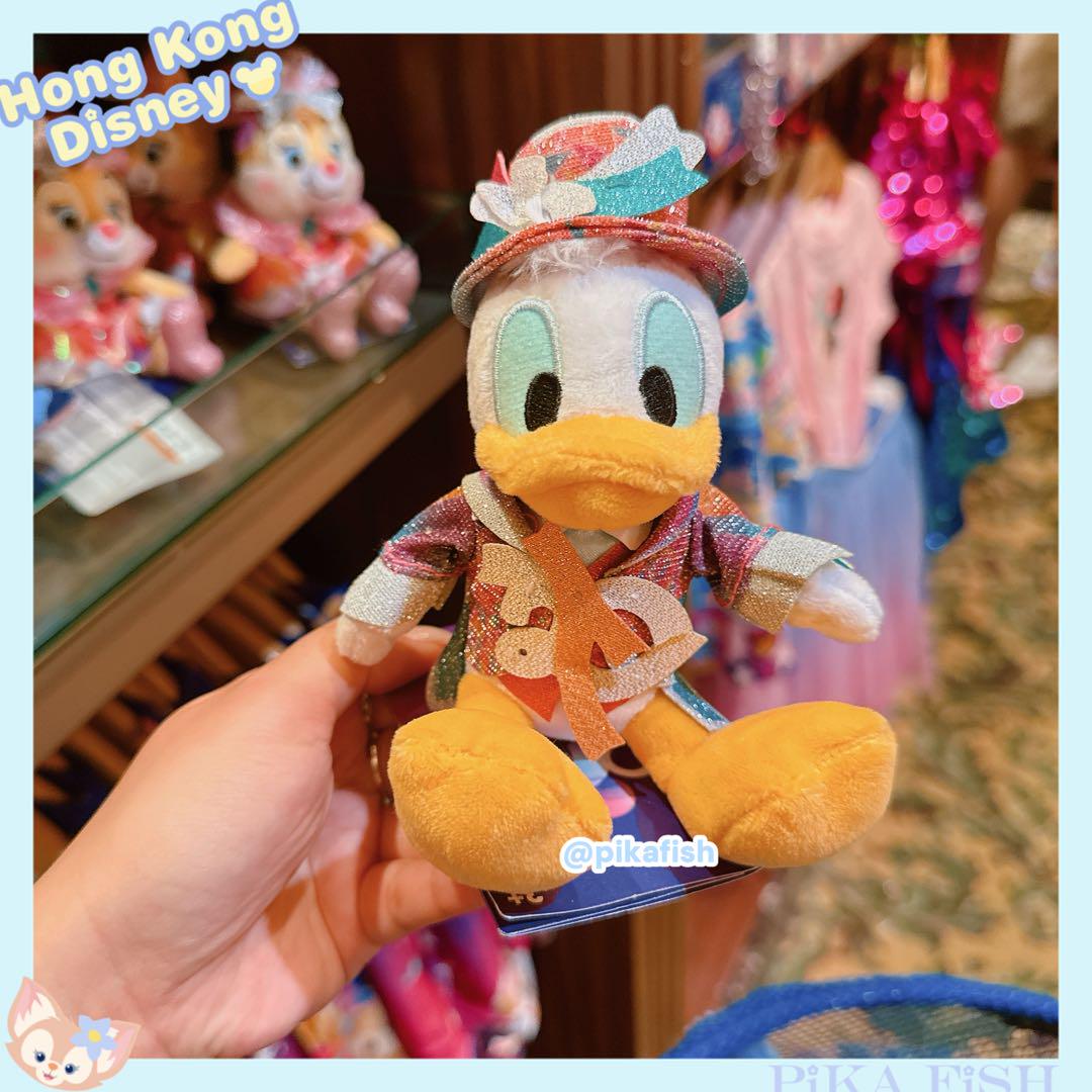 【最新☆正規品】ドナルドダック　20周年　ぬいぐるみ　香港ディズニー 最新☆正規品】ドナルドダック 20周年 ぬいぐるみ 香港