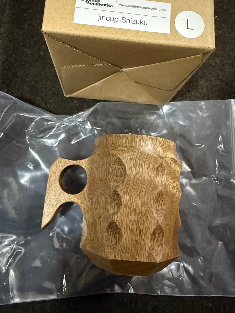 Akihiro Woodworks JINCUP Shizuku L新品 Akihiro Woodworks JINCUP Shizuku L新品