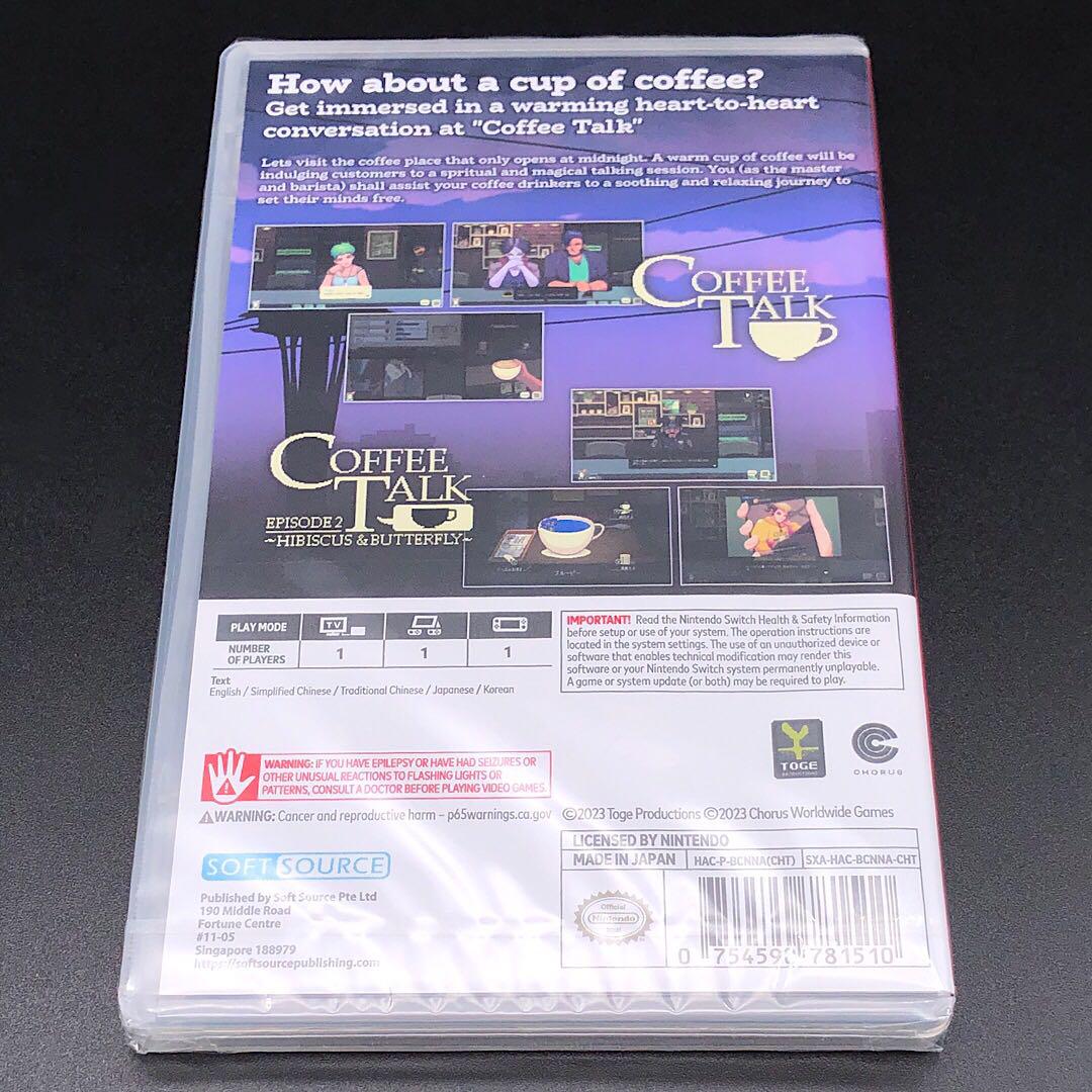 Coffee Talk 1 + 2 コーヒートーク ダブルパック switch - メルカリ Coffee Talk 1 + 2 コーヒートーク ダブルパック switch - メルカリ