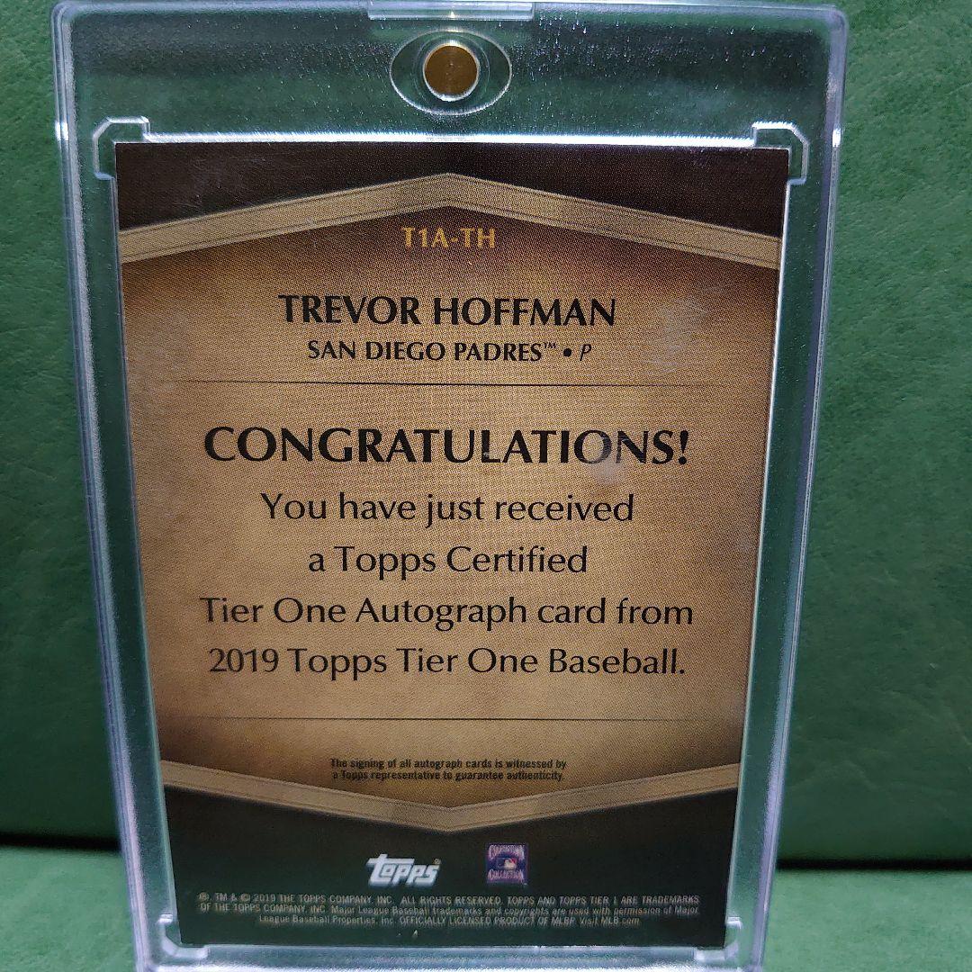 トレバー ホフマン 直筆サインカード topps tribute hoffman Amazon.co.jp: トレバー ホフマン 直筆サインカード topps