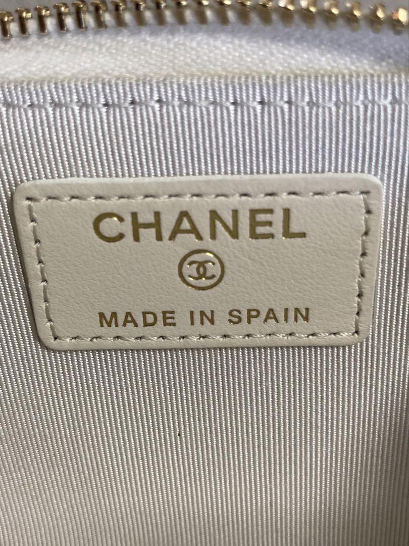 CHANEL シャネル　キャビアスキン コインケース キーリング付
