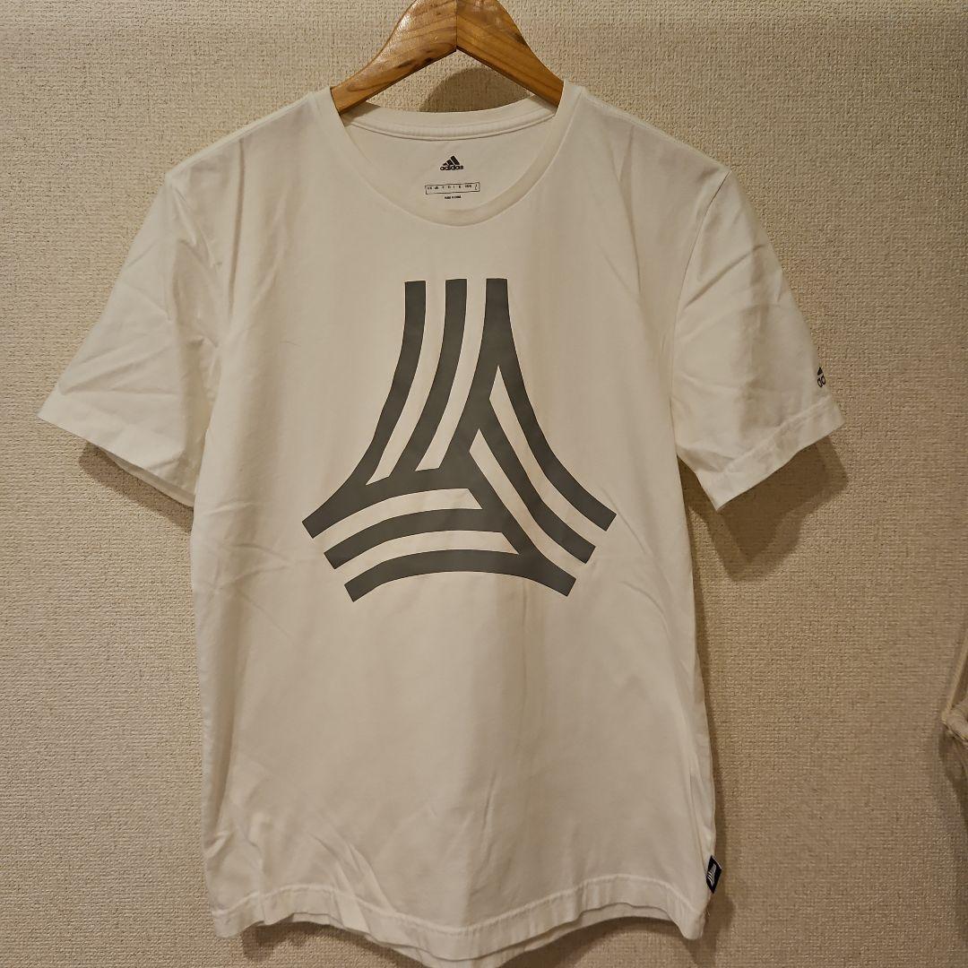 [ADIDAS] Tシャツ グラフィック ボーイフレンド ホワイト アディダス アドベンチャー グラフィック 半袖Tシャツ