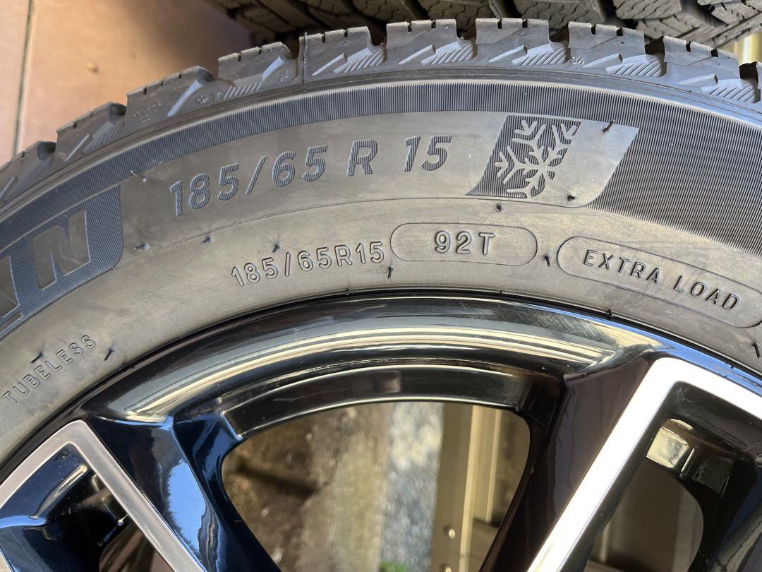 スタッドレスタイヤホイール4本セット　プジョー208 185/65R15