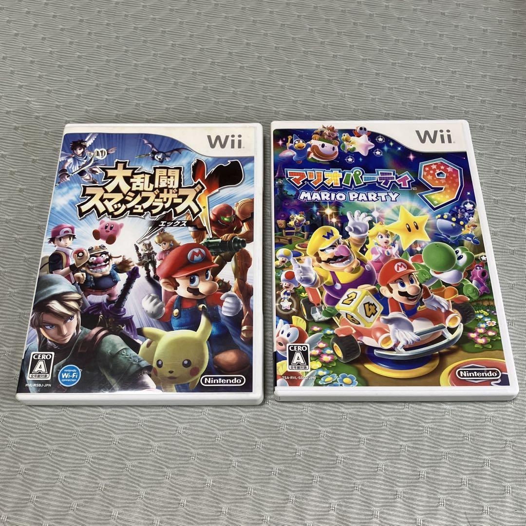 スマブラX マリオパーティ9 Wii ソフト セット - メルカリ