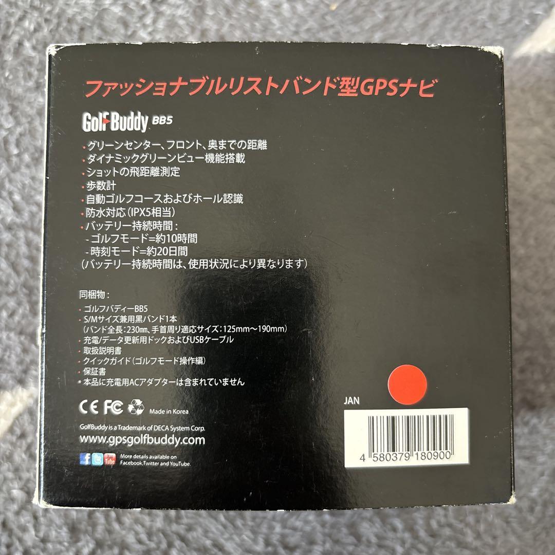 Golf Buddy ファッショナブルリストバンド型GPSナビ ラウンド