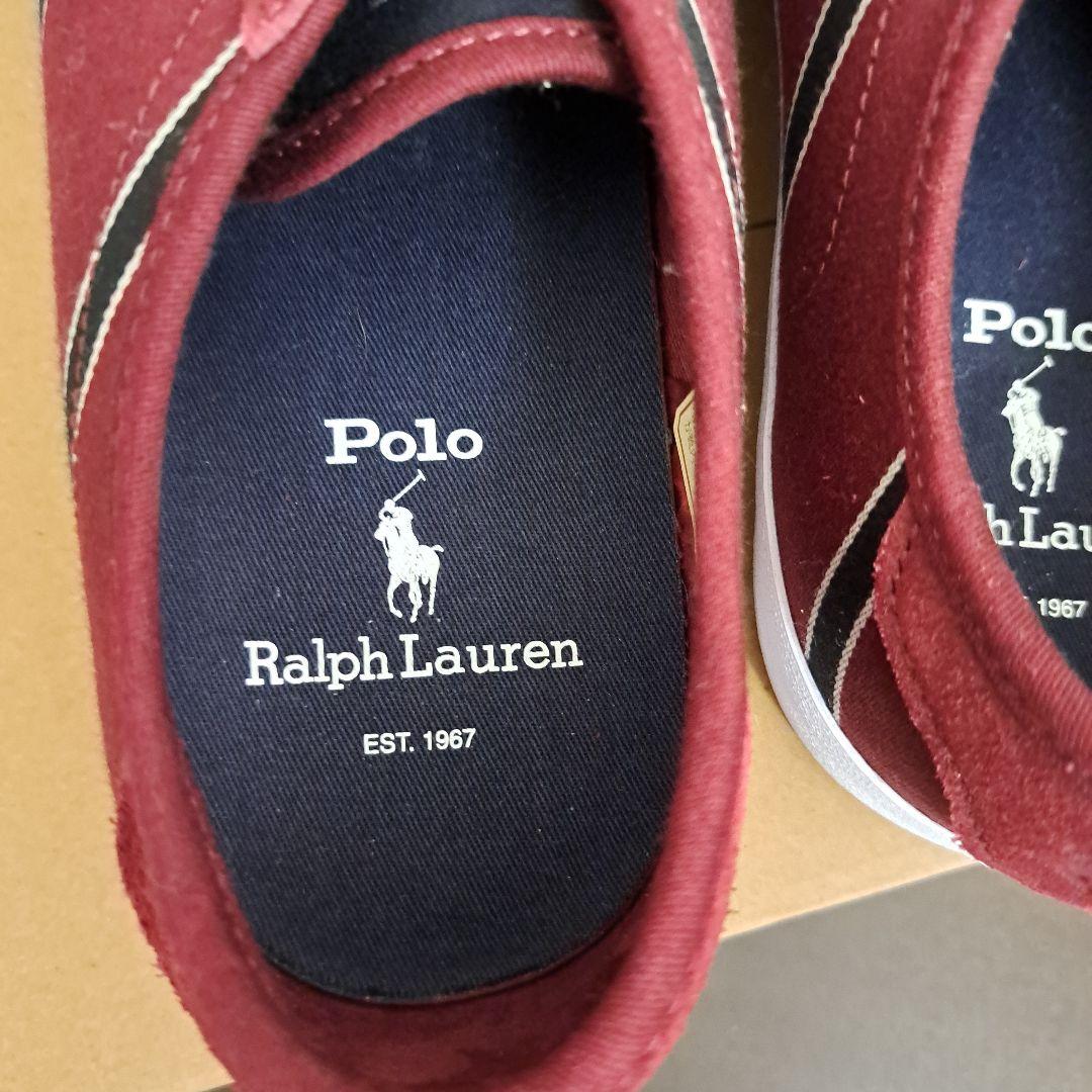 Polo Ralph Lauren バーガンディ スニーカー　新品　27,5cm