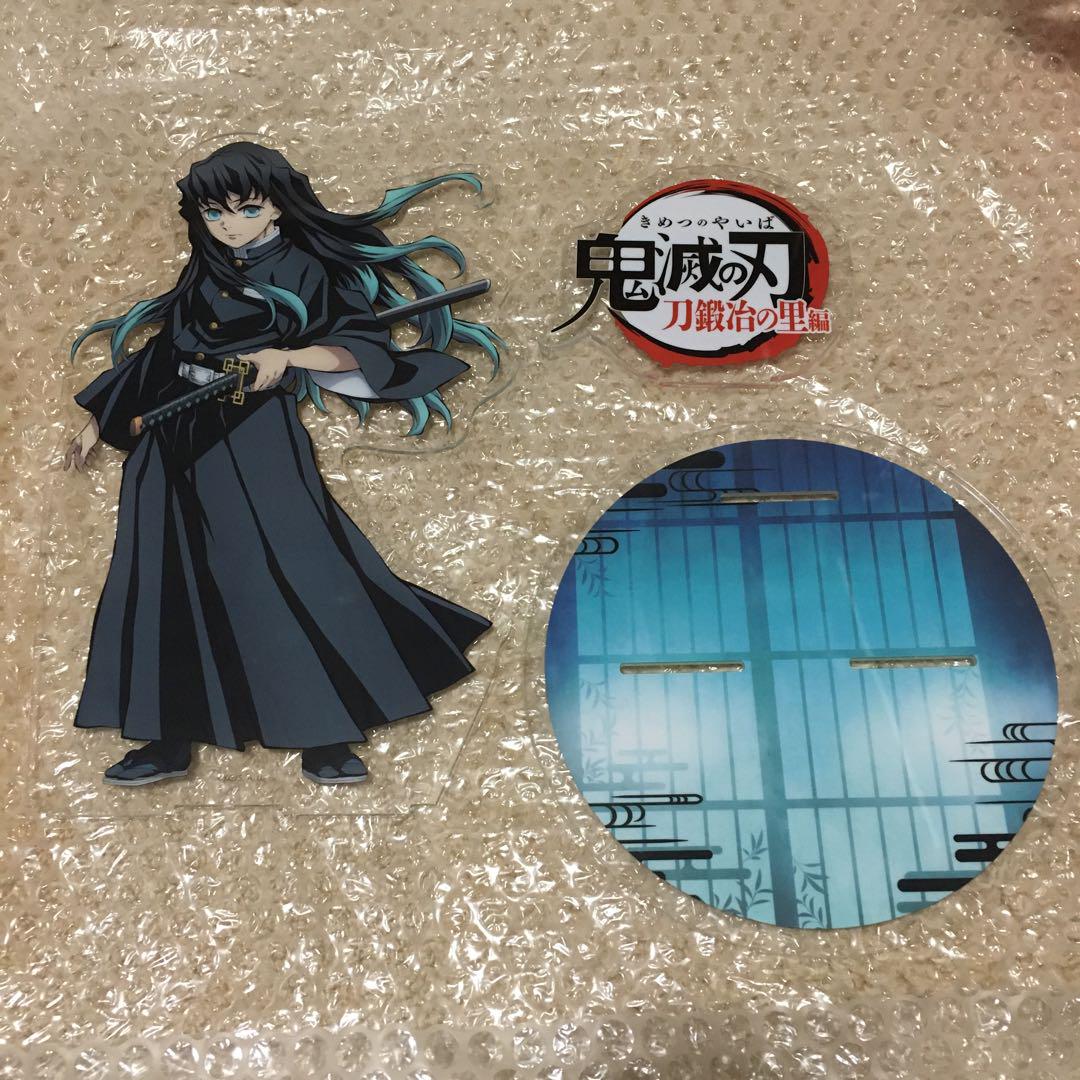 希少品 鬼滅の刃 ティザービジュアル 時透無一郎 ビッグアクリルスタンド 鬼滅の刃 背景付きティザービジュアルアクリルスタンド 時透無