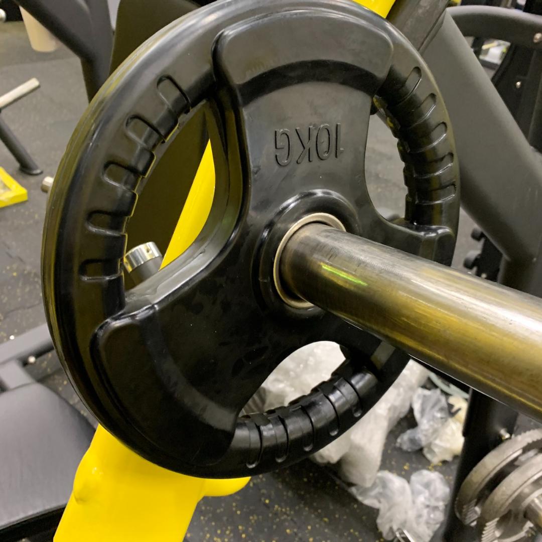 総重量40kg Φ50mm 3グリップラバープレート　計4枚SET
