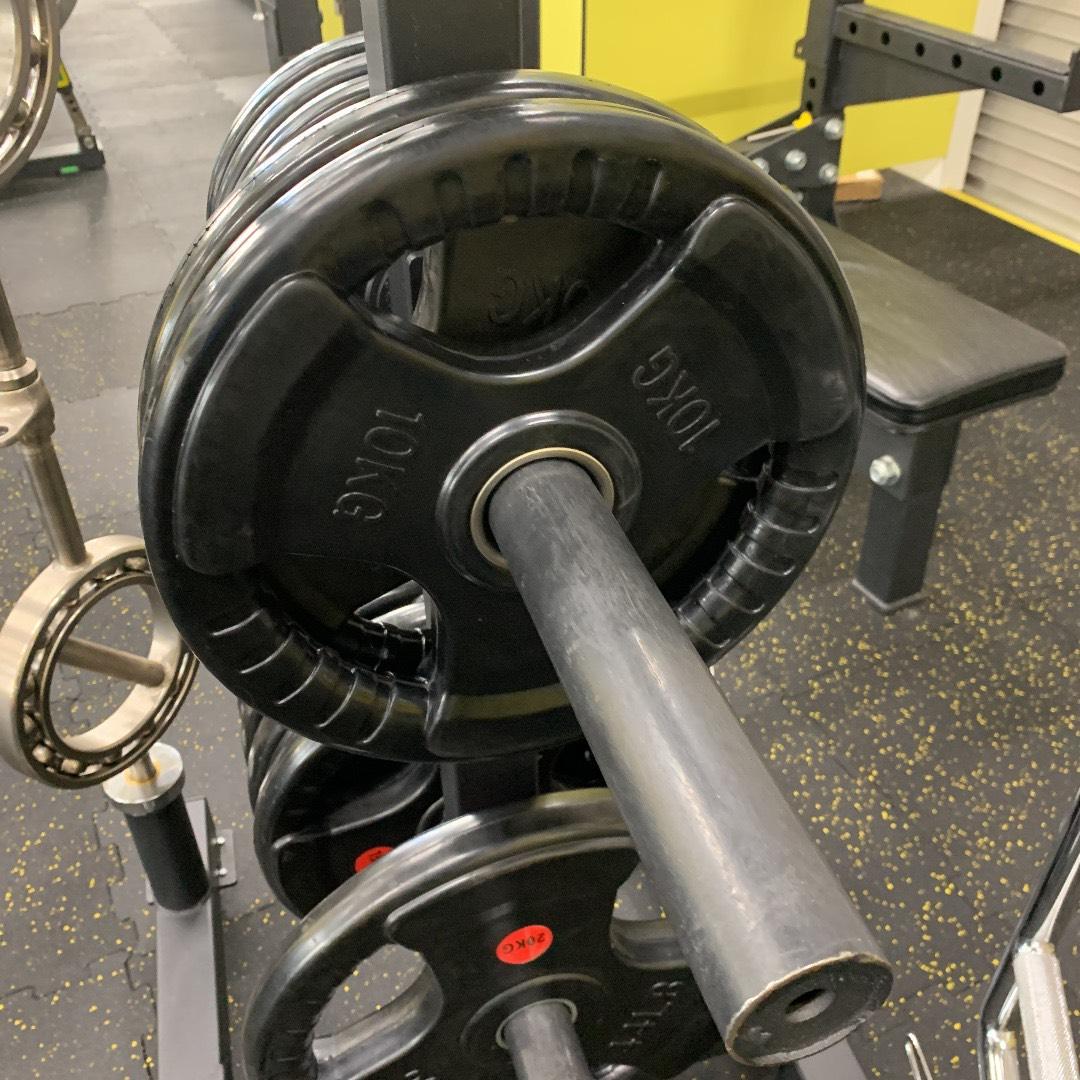 総重量40kg Φ50mm 3グリップラバープレート　計4枚SET