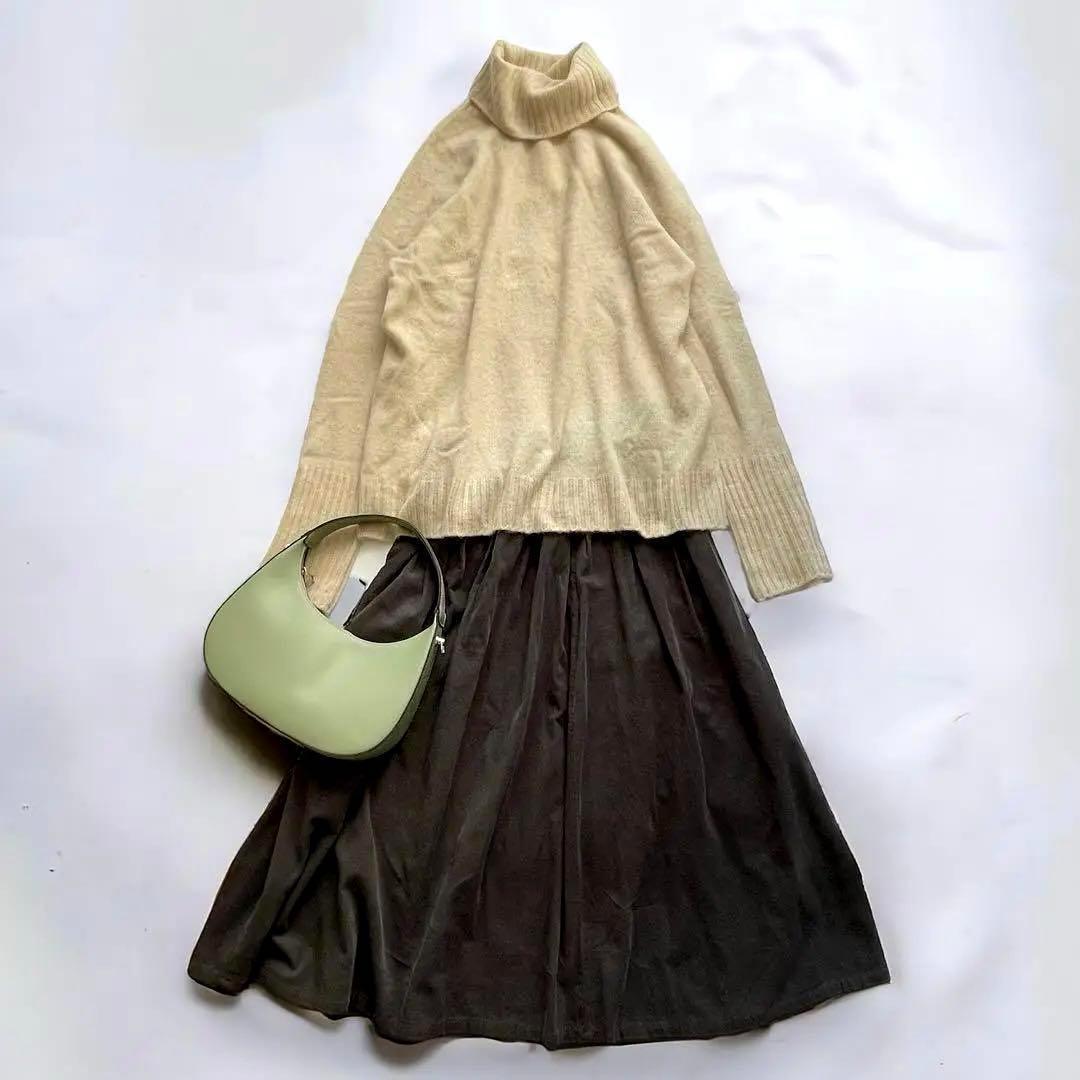 プラージュ plage ◆カシミヤ100%◆タートルネックロングスリーブニット プラージュ plage ◆カシミヤ100%◆タートルネックロングスリーブニット