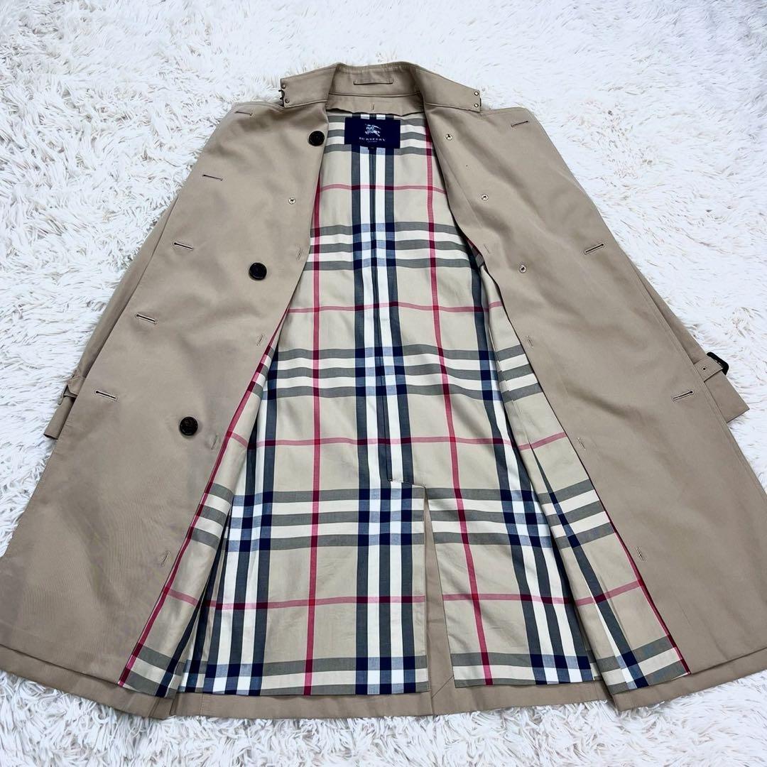 【美品】バーバリー ロンドン メガチェック トレンチコート M
