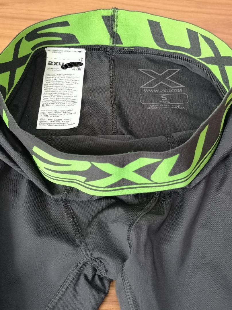 [試着のみ]2XU　ツータイムズユー　パワーリカバリーコンプタイツ　メンズ　S