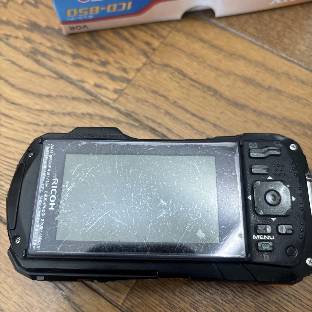 RICOH WG-50 オレンジ/ブラック 防水カメラ