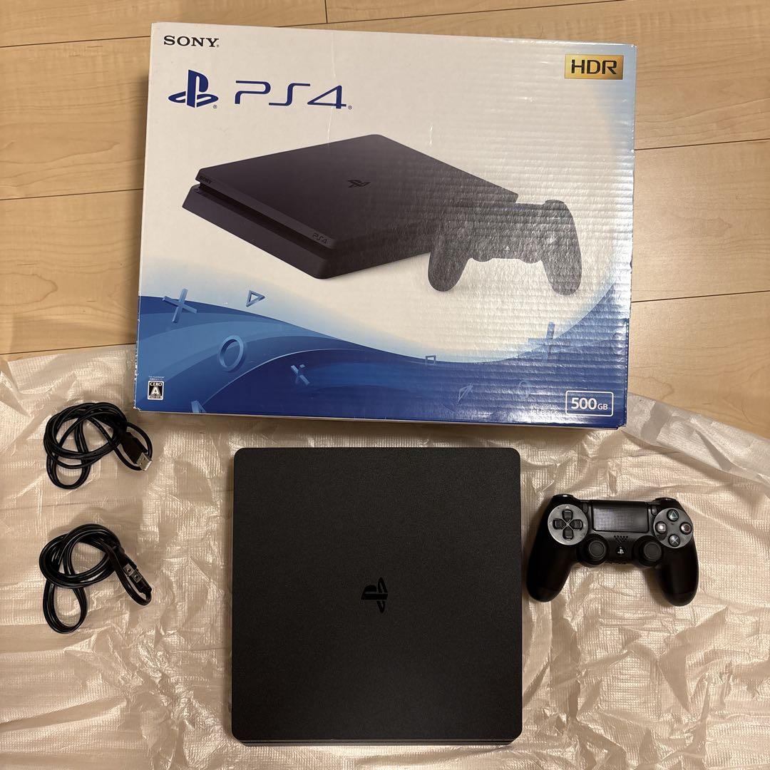 SONY PS4 CUH-2200A 500GB Jet Black 本体