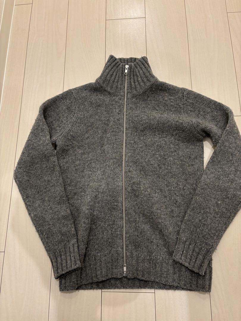 KAIKO SHRINK ZIP CARDIGAN ドライバーズニットsize1