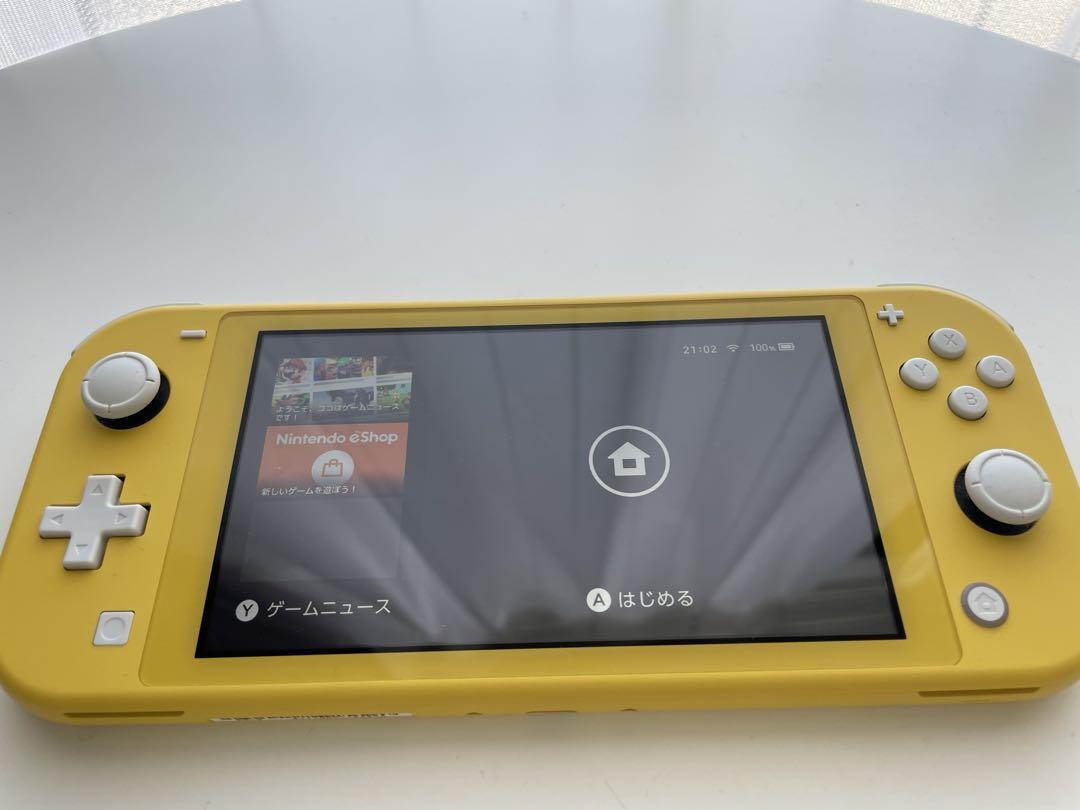 【ジャンク扱い】Nintendo Switch Lite イエロー 本体、充電器 ジャンク品】Nintendo Switch Lite イエロー 充電器付き