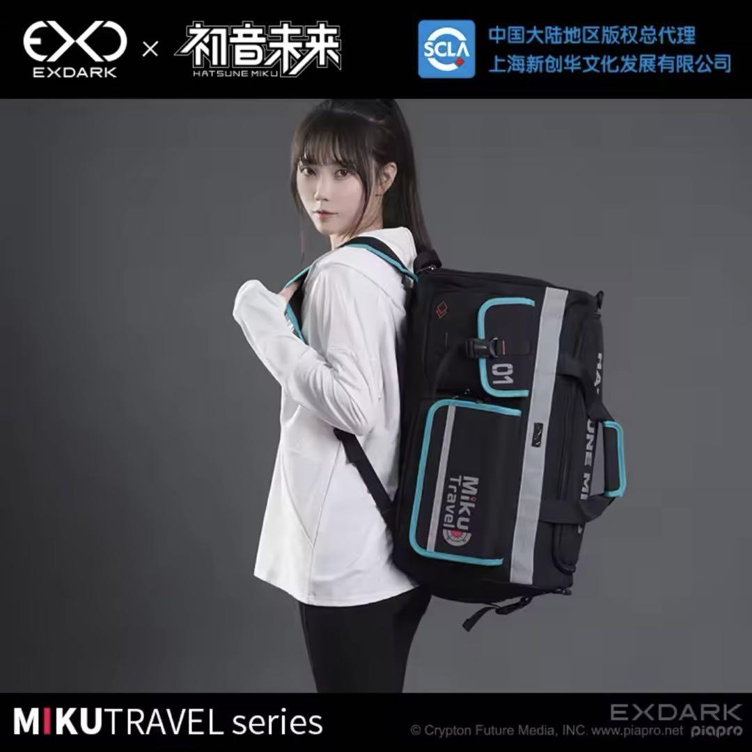 新品 初音ミク モチーフ ボストンバッグ 大容量 リュック