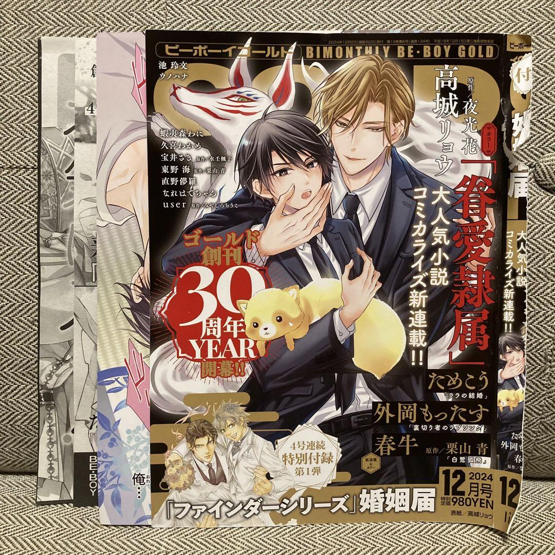 匿名配送】ビーボーイゴールド 2024年12月号 切り抜きあり