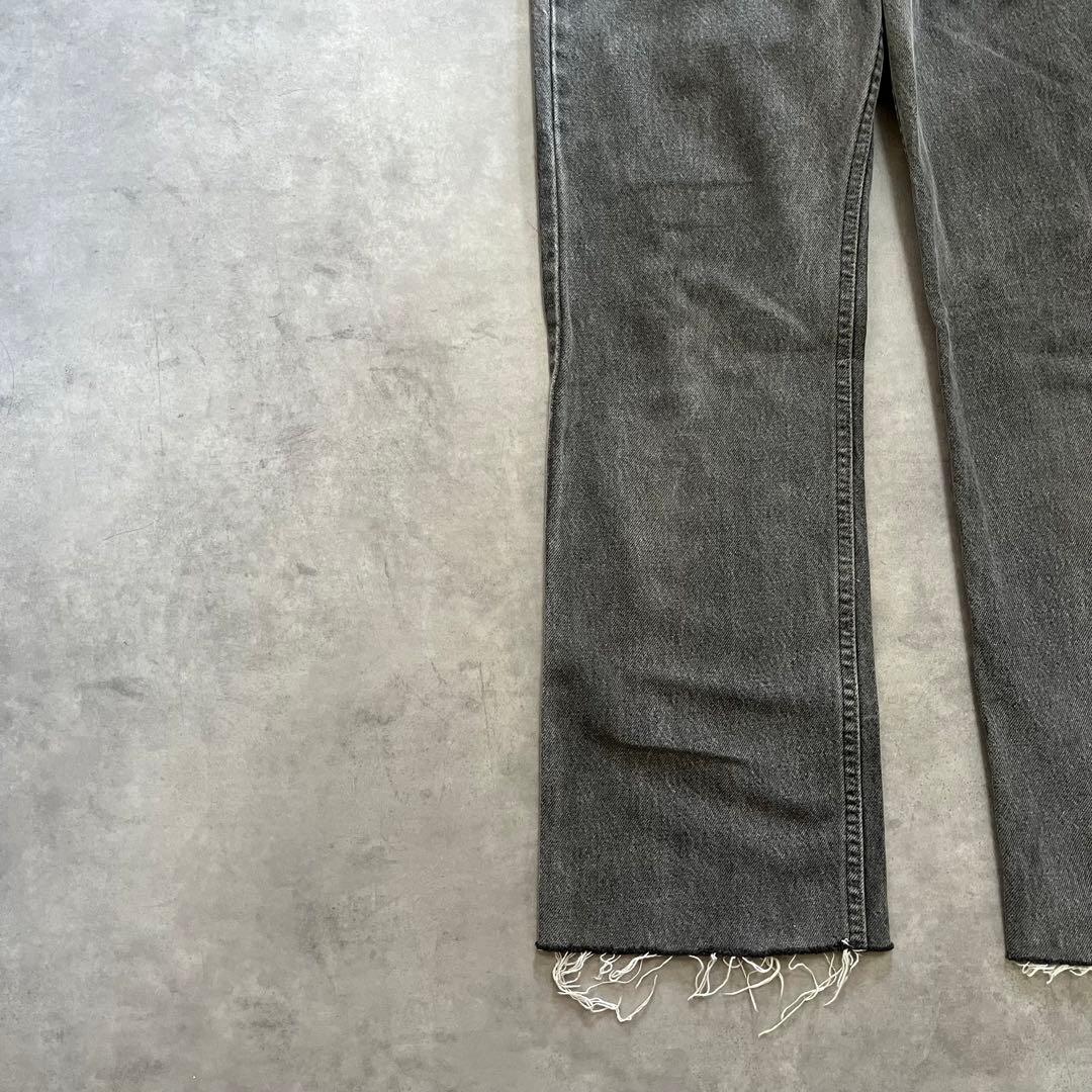 32×34 Levi’s 517 フレアデニム USA製 先染めブラック