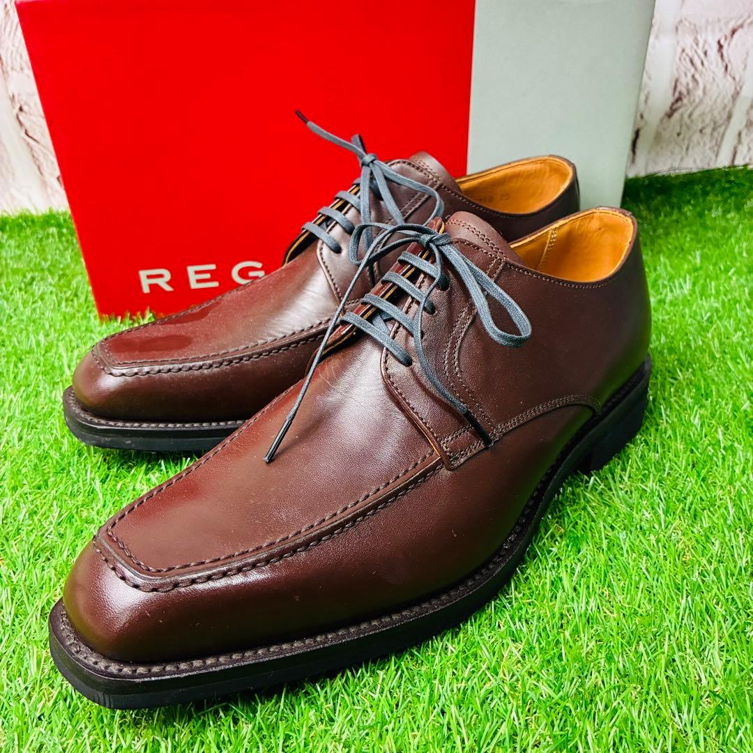 REGAL 革靴 uチップ レザー 本革 厚底 成人式 会社員 2525cm REGAL