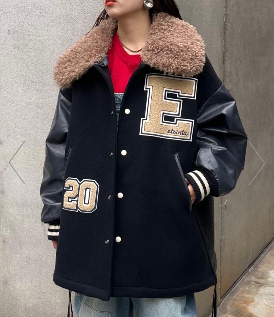 エシンタ スタジャンオーバーコート SIZE CIAOPANIC TYPY