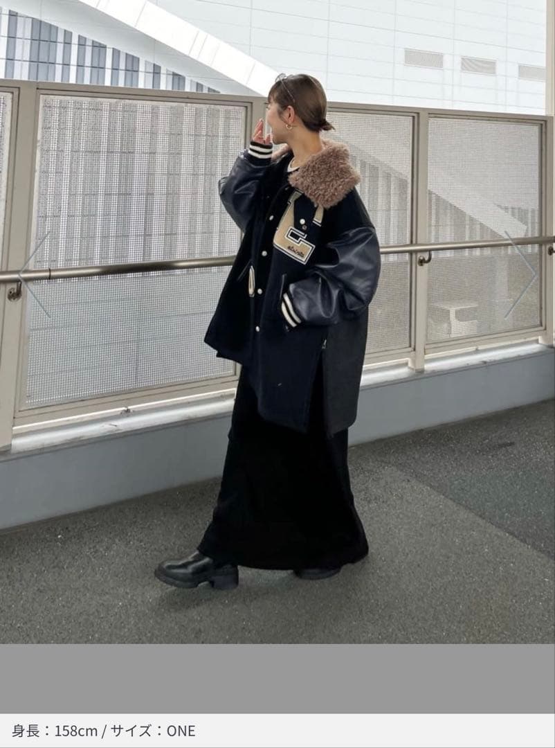 エシンタ スタジャンオーバーコート エシンタ スタジャンオーバーコート