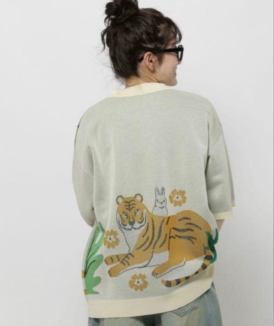 niko and... wiggle wiggle トラとウサギ　五分袖ニット mdprevattcaulkingandwaterproofing.com