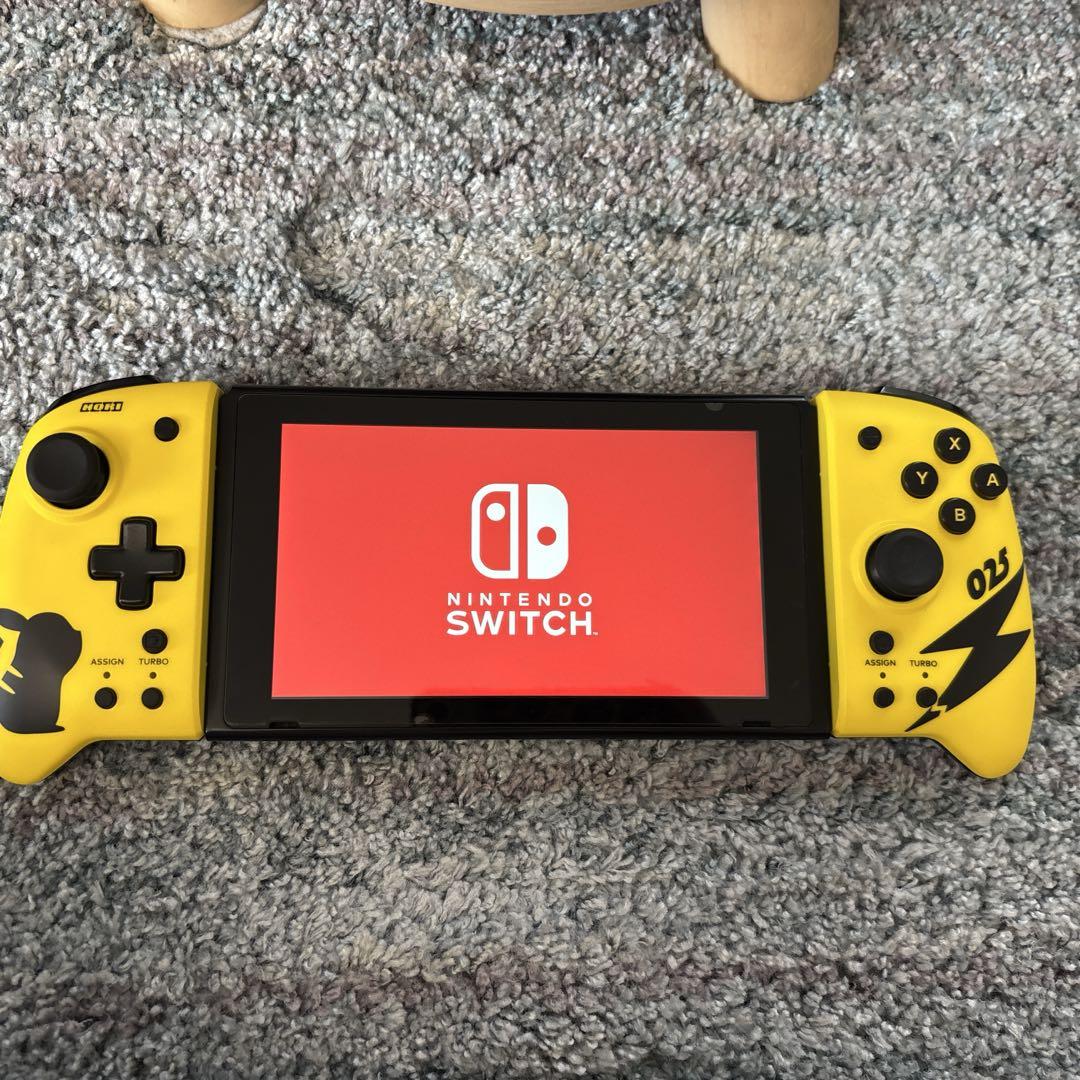 Switch 本体　ピカチュウ　美品 Switch 本体 ニンテンドースイッチ 美品 ピカチュウ - メルカリ