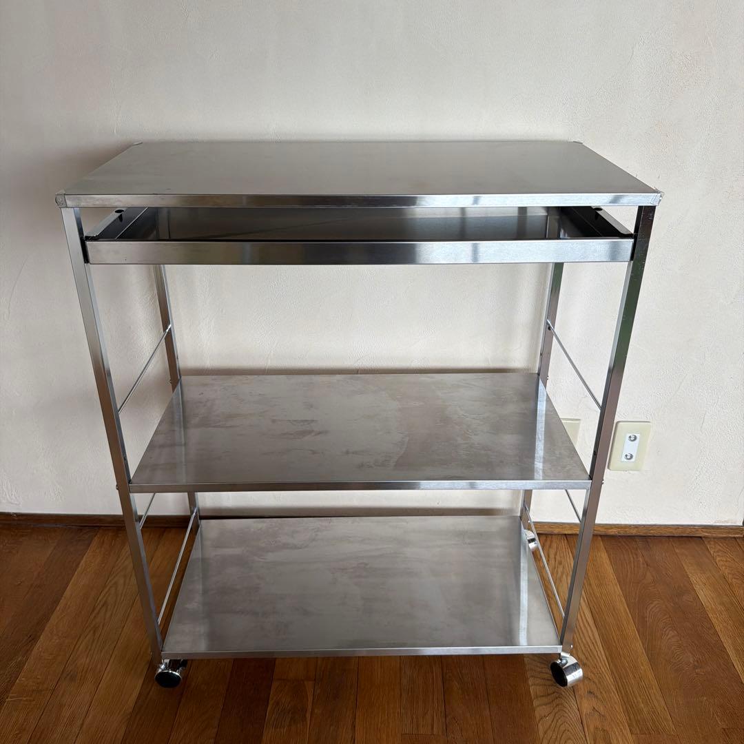 ステンレス作業台ワゴン