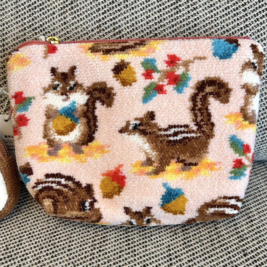 新品 ラブラリー バイ フェイラー シマシマリス ポーチ シマシマリス リス型ポーチ L/SRS-243189(ブラウン): LOVERARY