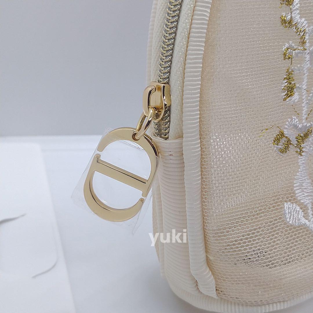 Christian Dior - ディオール 母の限定 ノベルティ ポーチ 刺繍