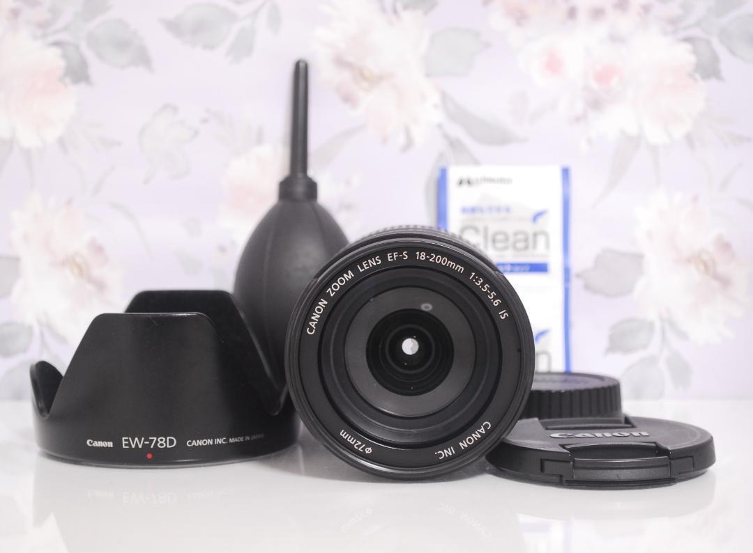 広域～望遠までカバーする万能レンズ☆キヤノン EF-S 18-200mm IS♡