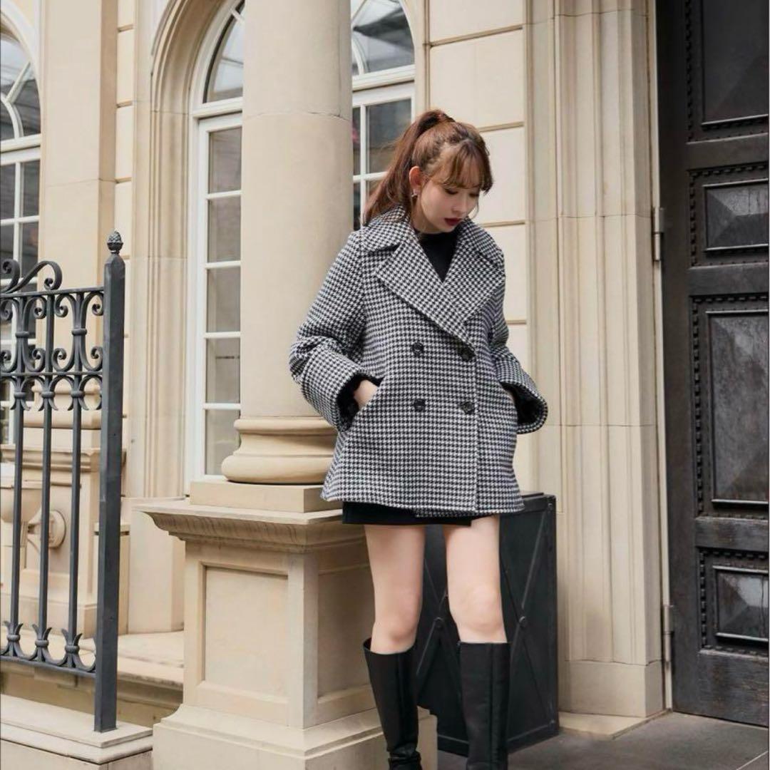 Her lip to Proust Wool-Blend Melton Coat