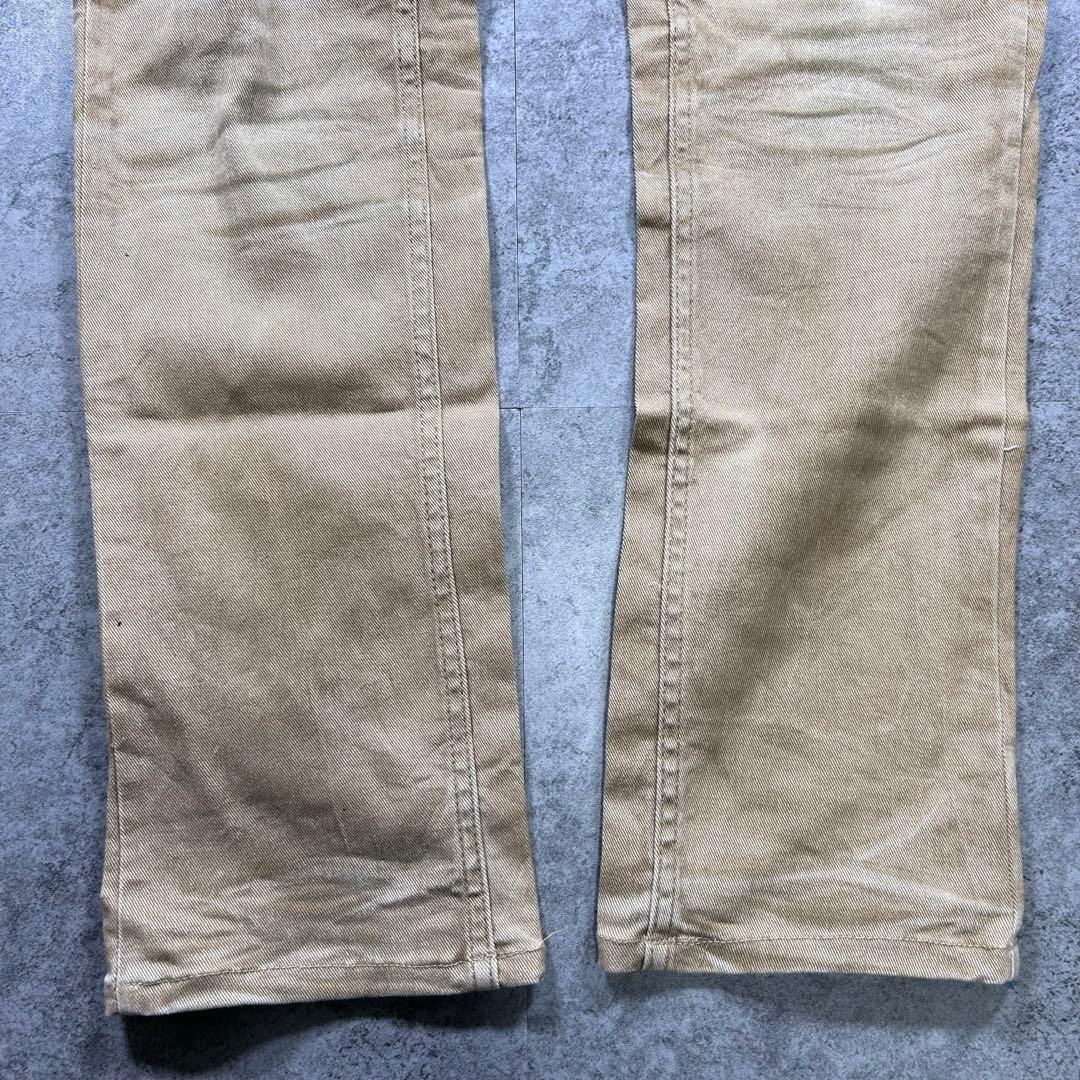 00s【archive】ギミックデニムパンツ/Y2K/鬼ヒゲ/ジップ/グランジ◎